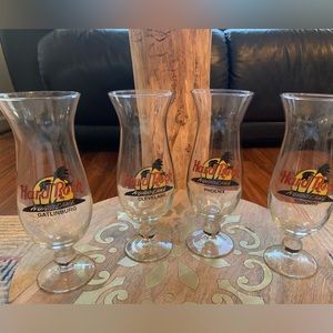 Hard Rock hurricane glasses